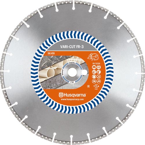 Husqvarna ( ハスクバーナ・ゼノア ) ダイヤモンドカッター VARI-CUT FR-3 Rescue 乾湿兼用 12インチ ( 574853902 )