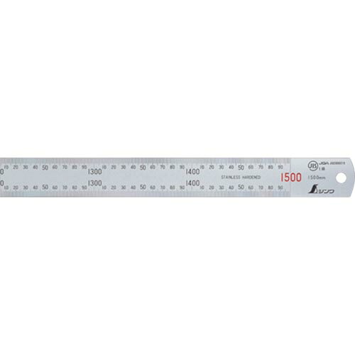 シンワ ( シンワ測定 ) 直尺シルバー1500mm ( 13056 )