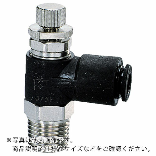 チヨダ ( 千代田通商 ) ファイブSUSスピードコントローラα メーターアウト12mm・R1/2 ( FS12R-04SC-O )