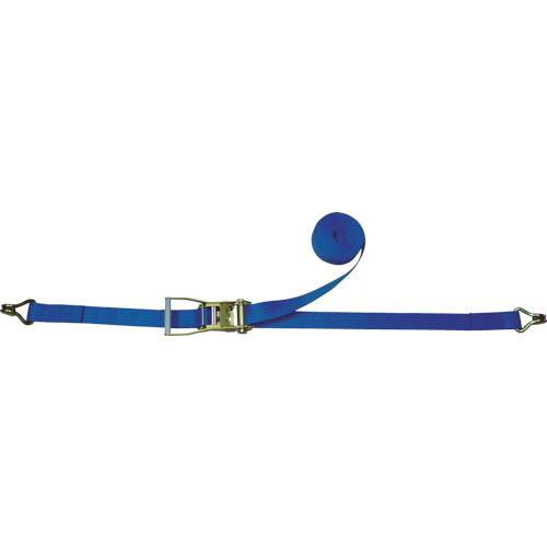 TESAC ( テザック ) ラッシングベルト ベルト荷締機ラチェットバックル式両端ナローフック付 ( R50KAE010-AE050A )
