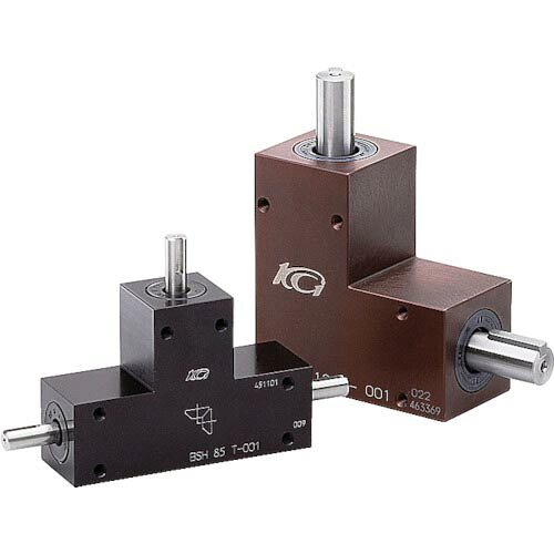 KG ( 協育ギヤー産業 ) ベベルギヤボックス BS-BOX T形 歯数比1:1 ( BSH145T-001 )