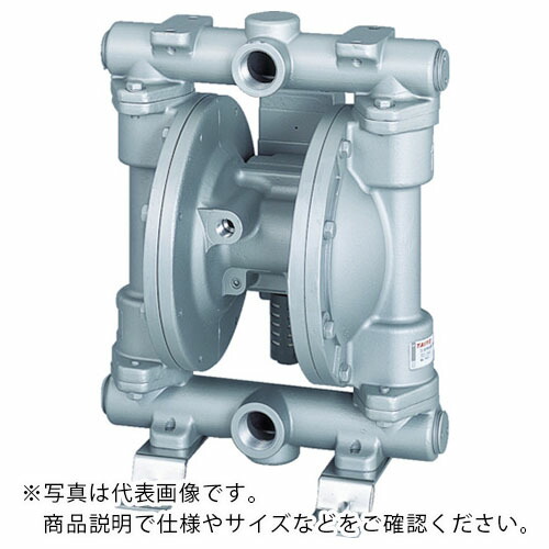 TAIYO ダイヤフラムポンプ 吐出量:160L/min ポンプ口径:Rc1 ( TD2-25SN-M )|配管材料プロ トキワ