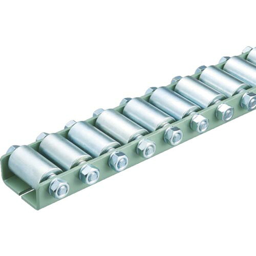 タイヨー ( 太陽工業 ) φ30×W50重荷重用切削ホイールコンベヤ ( TW-3050KL-P50-1000L )