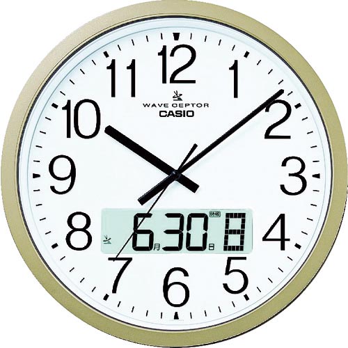 カシオ ( カシオ計算機 ) 電波掛け時計 直径380mm ( IC-4100J-9JF )