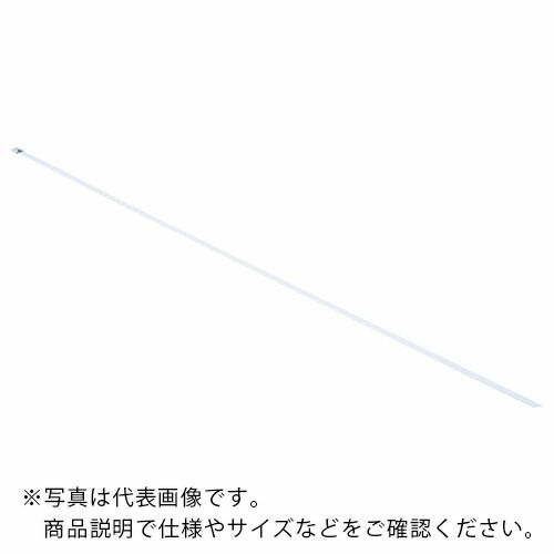 PANDUIT ( パンドウイット ) MLTタイプ 自動ロック式ステンレススチールバンド SUS316 幅7.9mm 長さ681mm 50本入り ( MLT8H-LP316 )｜配管材料プロ トキワ