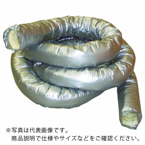 フジモリ ( フジモリ産業 ) 保温付フレキシブルダクト フジレックスIP(両側端末未処理品) 150φ×10m ( IPM-10-150 )