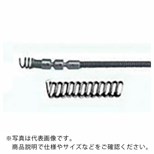 【SALE価格】KANTOOL ( カンツール ) 排水管掃除機用交換ケーブル フレキシブルスネークワイヤー シングル・ワイヤー10mm×15m ( SW1015 )|配管材料プロ トキワ