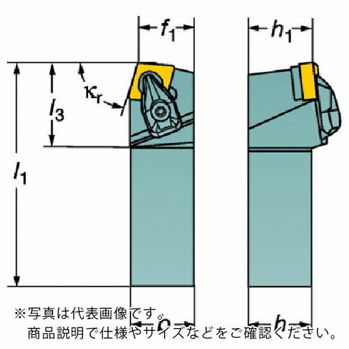 SANDVIK ( サンドビック ) コロターンRC ネガチップ用シャンクバイト(410) ( DCBNR 3232P 16 (410) )