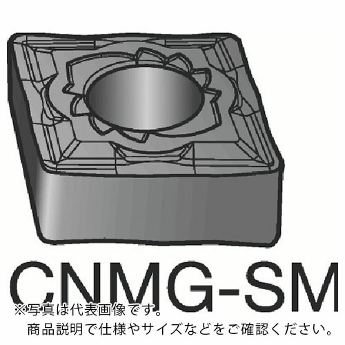 サンドビック T-Max P 旋削用ネガチップ (110) 1115 (CNMG 12 04 04-QM)-