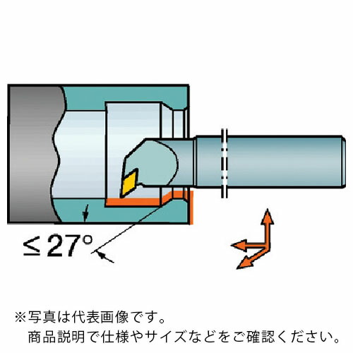 サンドビック コロターン107 ポジ手当て用超硬原油生産働き口(210) ( E25T-SDUCR 11-R (210) )