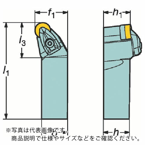 【SALE必要経費】SANDVIK ( サンドビック ) コロターンRC ネガ手当て用シャンクバイト(410) ( DRSNR 3232P 19 (410) )
