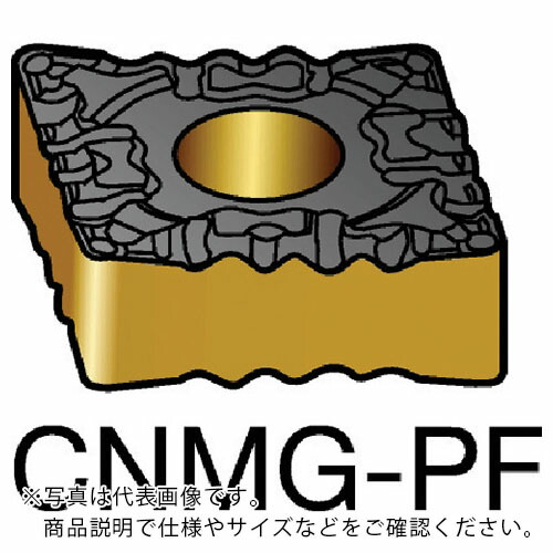 サンドビック T-Max P 旋削用ネガ手当て(110) 5015 ( CNMG 09 03 08-PF 5015 (110) ) 【10個仕掛ける】