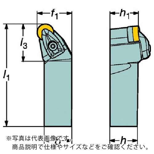 【SALE必要経費】SANDVIK ( サンドビック ) コロターンRC ネガ手当て用シャンクバイト(410) ( DRSNL 3232P 19 (410) )