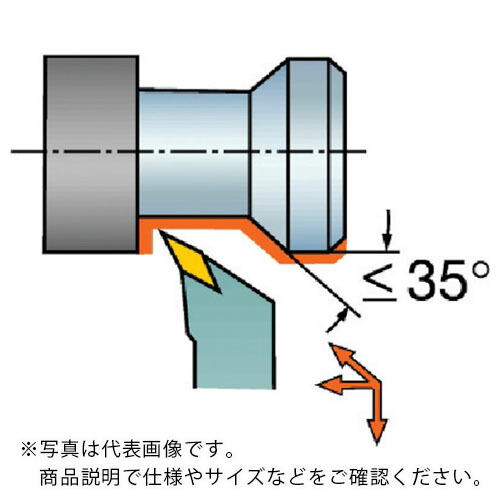 SANDVIK ( サンドビック ) コロターン107 ポジ心付け用シャンクバイト(210) ( SVHBR 3225P 16 (210) ) DIY・工具-花・ガーデン・DIY