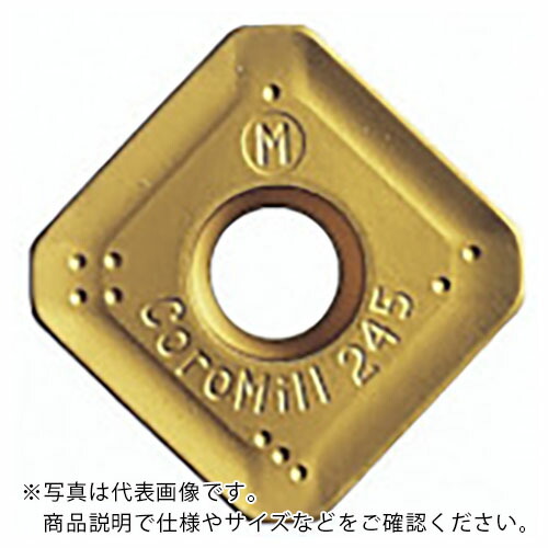 SANDVIK ( サンドビック ) コロミル245 フライス加工用チップ(350) J048 ( R245-12 T3 M-PM J048 (350) ) 【10個セット】