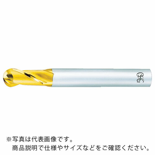 OSG ( オーエスジー ) ハイスボールエンドミル TiNコート2刃 ボール半径12.5mm シャンク径25mm 83090 ( EX-TIN-EBD-R15X30(83090) )|配管材料プロ トキワ