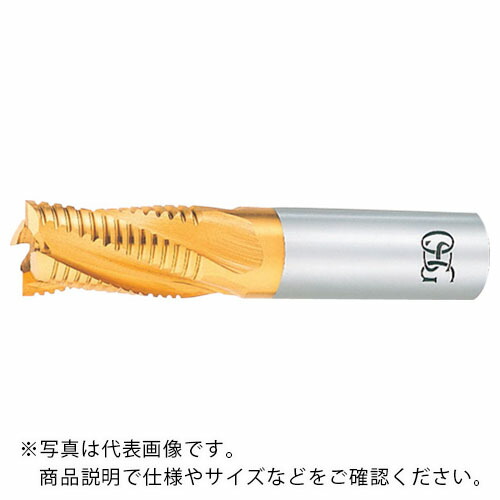 【SALE通貨価値】OSG ( オーエスジー ) ハイスラフィングエンドミル タフニックゴールド 遊撃手 6刃 刃径45粍 刃長63粍 全長165粍 88645 ( TFGS-45(88645) )