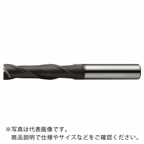 三菱K ( 三菱マテリアル ) 2枚刃エムスター汎用 超硬スクエアエンドミルロング刃長(L)0.3mm ( MS2LSD0030 )