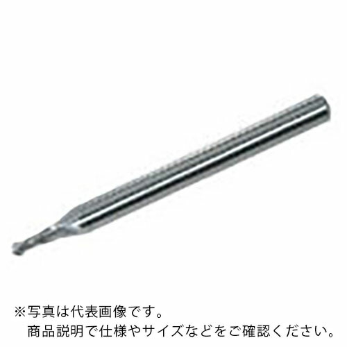 三菱K ( 三菱マテリアル ) 2枚刃CRNコーティング銅電極加工用 超硬ボールエンドミルミディアム刃長(M)3mm ( CRN2MBR0150S06 ) 三菱マテリアル(株)
