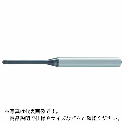 三菱 ( 三菱マテリアル ) 2枚刃エムエスプラスロングネック 超硬ボールエンドミル2粍 ( MP2XLBR0100N400S06 ) 花・ガーデン・DIY-電動工具本体