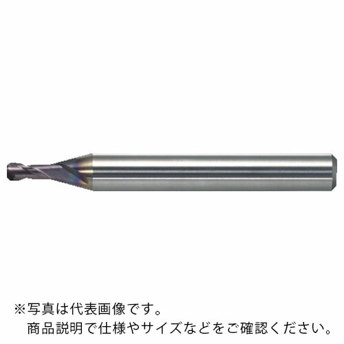 三菱K ( 三菱マテリアル ) 2枚刃エムスター 超硬ラジアスエンドミルミディアム刃長(M)3mm ( MS2MRBD0300R100 )