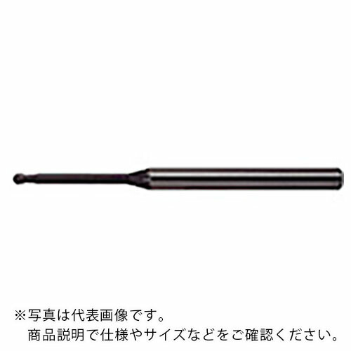 三菱K ( 三菱マテリアル ) 2枚刃インパクトミラクルロングネック 超硬ボールエンドミル2.5mm ( VF2XLBR0125N250S06 ) 三菱マテリアル(株)
