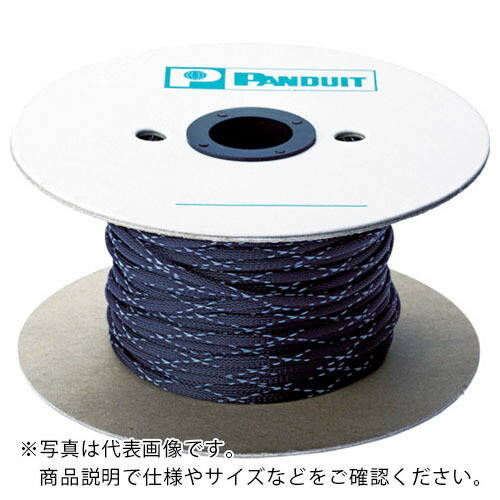 PANDUIT ( パンドウイット ) ネットチュ-ブ 難燃性タイプ 黒 最大束線外径φ31.8&times;長さ30.48m ( SE75PFR-CR0 )｜配管材料プロ トキワ