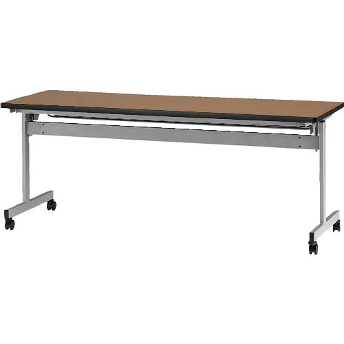 TOKIO ( 藤沢工業 ) 天板跳上式スタックテーブル(パネルなし) 1800×600mm 天板色:チーク ( HSN-1860-T )