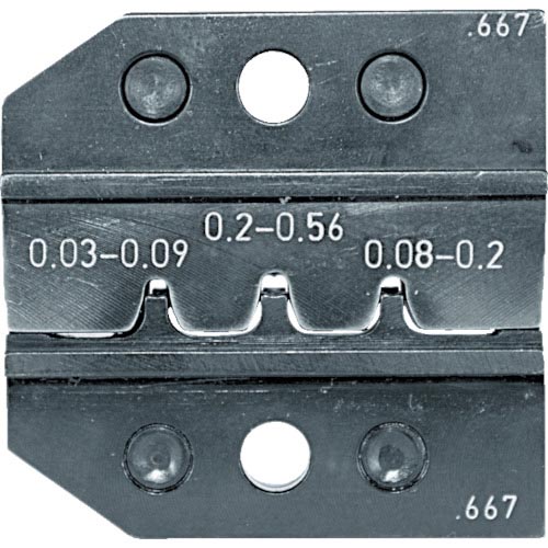 RENNSTEIG 【売切廃番】圧着ダイス 624-667 ピンコンタクト 0.03-0.2 ( 624-667-3-0 )｜配管材料プロ トキワ