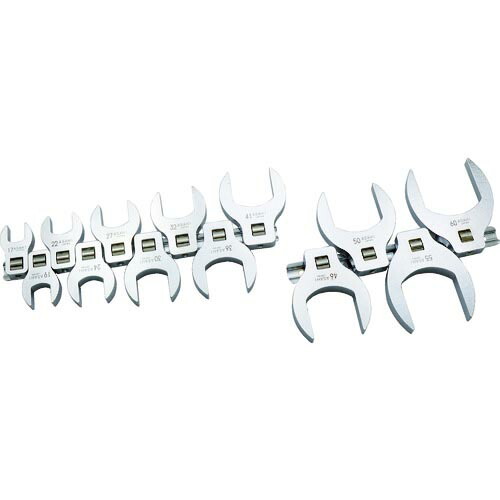 ASH ( 旭金属元素産業 ) クローフートレンチセット 差込角12.7(13pcs) ( VCS4130 )