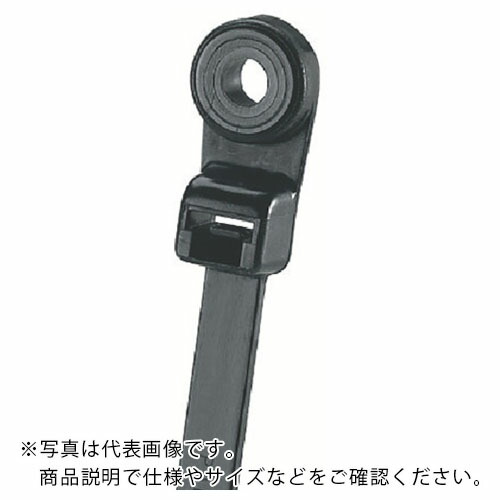 PANDUIT ( パンドウイット ) ネジ止めタイプナイロン結束バンド 耐候性黒 (1000本入) ( PLC1M-S4-M0 )