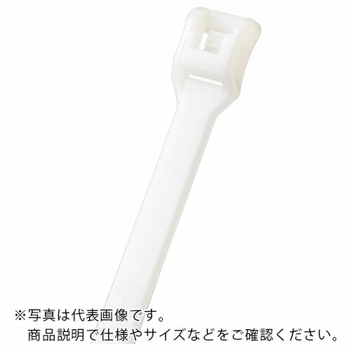 PANDUIT ( パンドウイット ) 結束バンド ベルトタイ ナチュラル 7.6×376×1.9 (250本入) ( ILT4LH-TL )