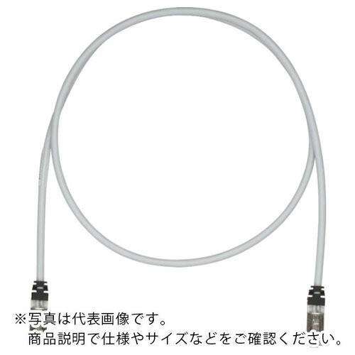 PANDUIT ( パンドウイット ) CAT6A/CAT6 シールドパッチコード 20m ライトグレー ( STP6X20MIG )