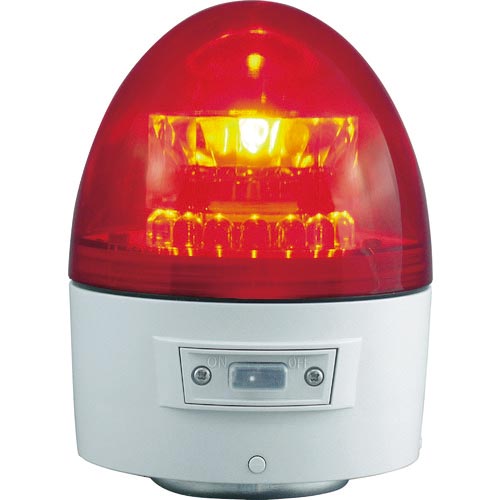 NIKKEI ( 日惠製作所 ) ニコカプセル VL11B型 LED回転灯 118パイ 赤 ( VL11B-003AR )｜配管材料プロ トキワ