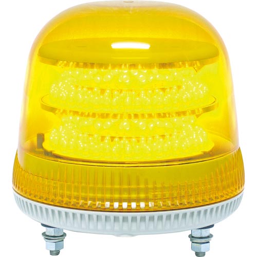 NIKKEI ( 日惠製作所 ) ニコモア VL17R型 LED回転灯 170パイ 黄 ( VL17M-100APY )