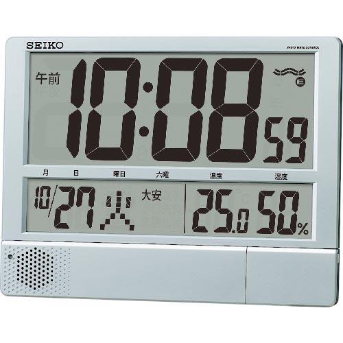【SALE通貨価値】SEIKO ( セイコーウォッチ ) 放送番組鐘付き添い人電磁波時辰儀 ( SQ434S )