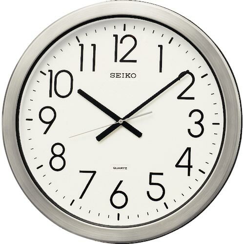 SEIKO ( セイコーウォッチ ) クオーツ掛時計 防湿・防塵型オフィスクロック 直径444×44 金属枠 ( KH407S )