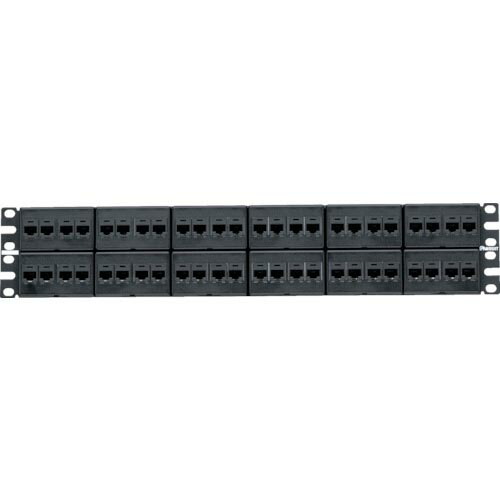 PANDUIT ( パンドウイット ) 科目5E モジュラーパッチパネルキット 4ポートフェースプレートタイプ 48界面 ( CPPK48BLY )