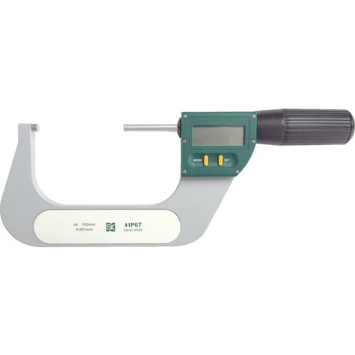 SK ( 新潟精機 ) デジタルSラインマイクロメータ(IP67) 測定範囲66~102mm ( MCD-102IP67S2 ) 56,774円
