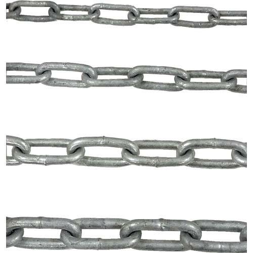 ニッサチェイン 鉄ドブメッキ溶接リンクチェイン 4mm×30m ( IW40-DOBU )