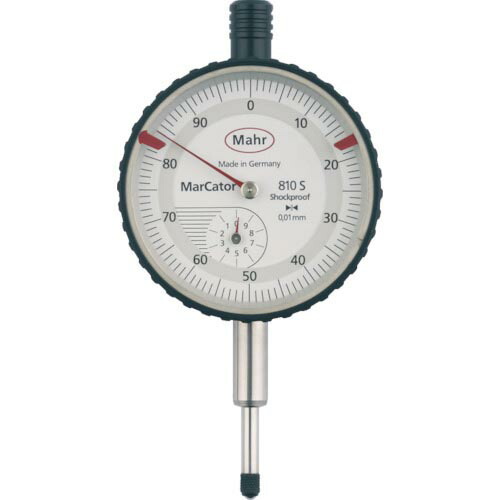 マール ダイヤルゲージ ダイヤルインジケーター 文字盤径50mm 耐衝撃タイプ(4311000) ( 810S )