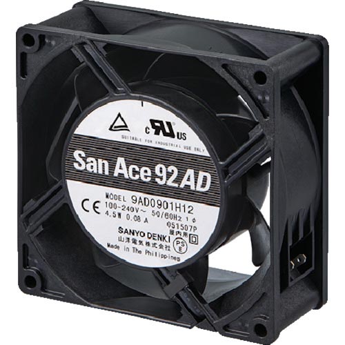 【SALE必要経費】SanAce ( 山洋電気 ) ACDC気違い仕掛ける模範例(92×38粍 検出器付) ( ST1-9AD0901H1H )