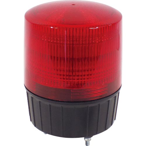 【SALE価格】NICHIDO ( 日動工業 ) 大型LED回転灯 LEDフラッシャーランタン120 100V 赤 ( NLA-120R-100 )|配管材料プロ トキワ