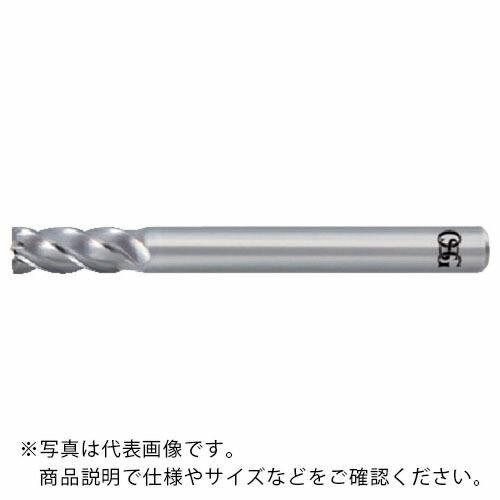 OSG ( オーエスジー ) 超硬防振型エンドミル AE-VMS ショート型 スクエア 刃径8mm シャンク径8mm 8555880 ( AE-VMS-8(8555880) )