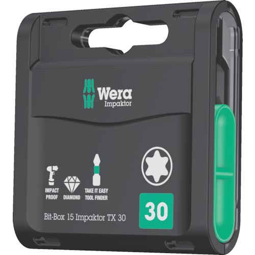 Wera 867/1 インパクター ダイヤモンドビットボックスセット T30 1 ( 057776 )