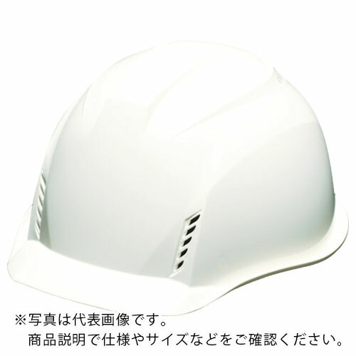 TRUSCO 遮熱ヘルメット“涼帽”KP型 通気孔付 白 TD-HB-FV-KP-W ( TDHBFVKPW ) トラスコ中山(株)