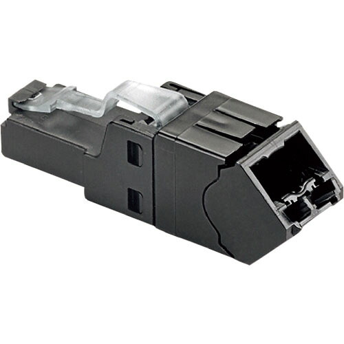 PANDUIT ( パンドウイット ) LANコネクタ CAT6A 簡単成端モジュラープラグアングルタイプ 10個入り ( FPUD6X88MTG-X )