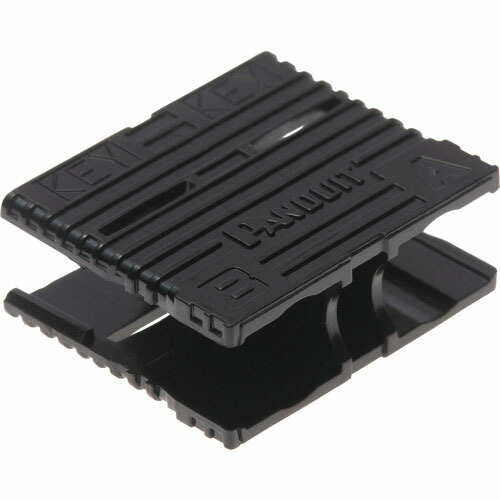 PANDUIT ( パンドウイット ) OptiCam[[TM上]] 研磨済み光コネクタ用SCデュプレックスクリップ 黒 ( FSCCLIP-L )