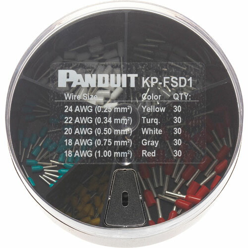 PANDUIT ( パンドウイット ) 絶縁付フェルール端子(SingleWire DIN規格)キット ( KP-FSD1 ) パンドウイットコーポレーション 【メーカー取寄】