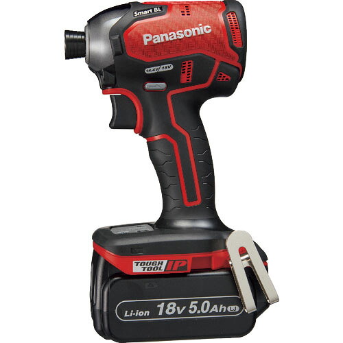 Panasonic デュアル インパクトドライバー 18V 5.0Ahセット 赤 ( EZ76A1LJ2G-R )